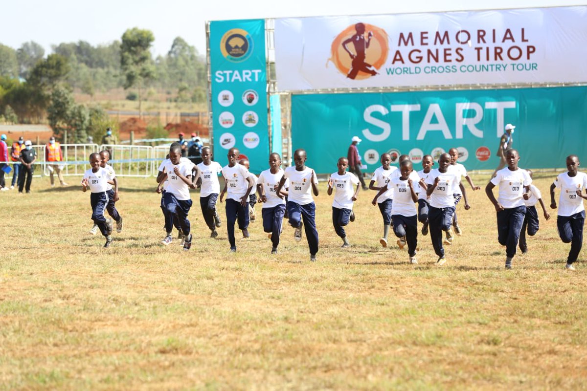 athletics_kenya's tweet photo. The Memorial Agnes Tirop World Cross Country Tour has started with the Kids Athletics programme. https://t.co/zz2AV8mRqo