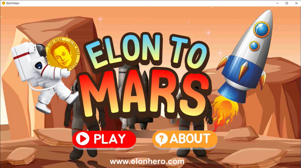 elonhero_com's tweet photo. At the end of this month, we will be releasing a demo version of our first game, Elon to Mars.
This game is only playable on our website https://t.co/NIAN2pane8
Please look forward to it.

#ELONHERO #ELONH #bitcoin #dogecoin #memecoin https://t.co/EROv4krMQj