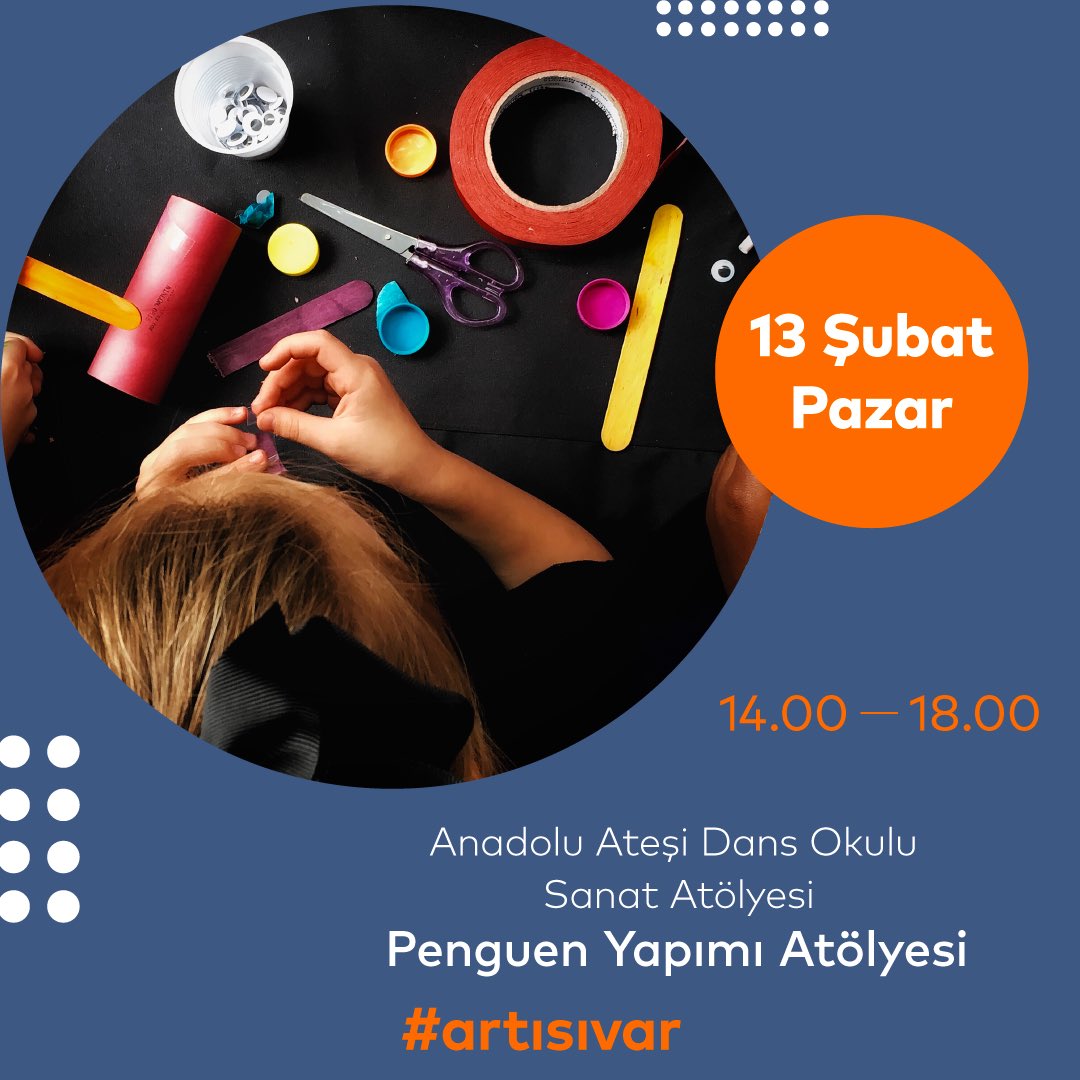 APlusAtakoy's tweet photo. Bu hafta anadolu atesi tarafından düzenlenen sanat atölyesinde "Penguen Yapımı" etkinliği var! 🎨🖌
#aplus #aplusavm #istanbul #sanat #artısıvar https://t.co/XhdbjC00MP
