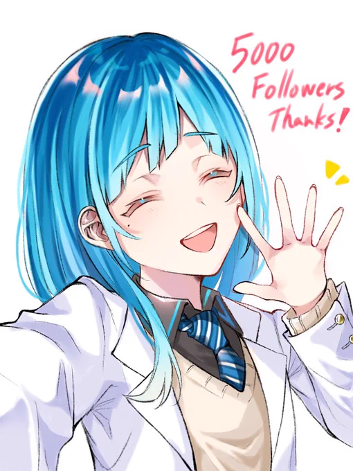 5000フォロワーありがとう❕ 