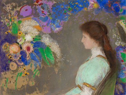 Mujer entre flores. Nubes de flores. Amigas. Retrato de joven. @curra36 @scastaldi9 @marmelyr @marialves53 @smarucci461 @anna66sav @luiscarden6 @AndrsSaumellLla @Andreu91418775 @VLevemir @Dinsh777 @quemuant @ang591 @Navymat @ipe_rosa1 @OlbiaL @ceconomou56 @tiquetaki @malka8491