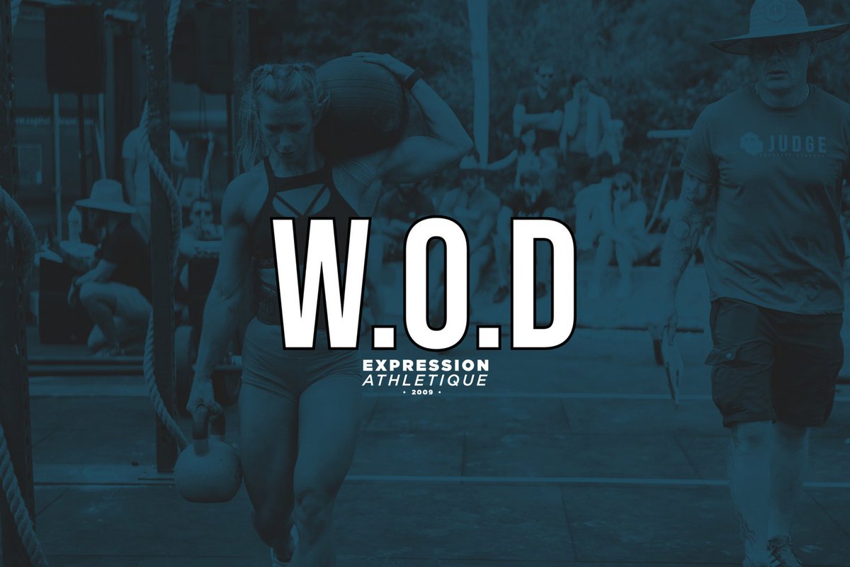 ExpressionAthlt's tweet image. In a 2&apos;30 minute window complete the following for time:

12/10 Cal Row or 10/6 cal Bike
5 Box Jumps Over 
30 m Angry Bear Carry

Repeat 10 times

#CrossFit #Limoges #Metcon #Training #Coaching