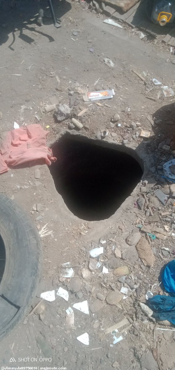11:06 <a href="/NMS_Kenya/">Nairobi Metropolitan Services, NMS</a> please do something concerning this open man hole about twenty foot deep along melawa off juja rd Eastleigh very very risk for children   via <a href="/JimmyJa89756016/">Jimmy James</a>