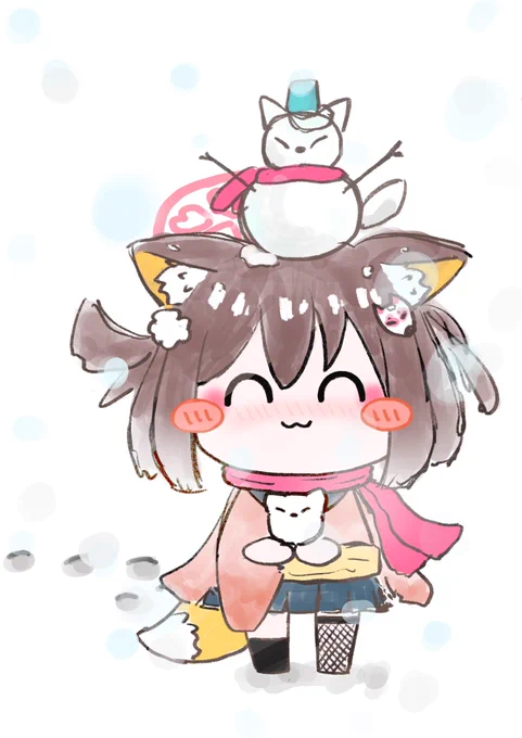 イズナ「主殿、主殿!イズナの傑作です!」
#ブルアカ
#BlueArchive 
