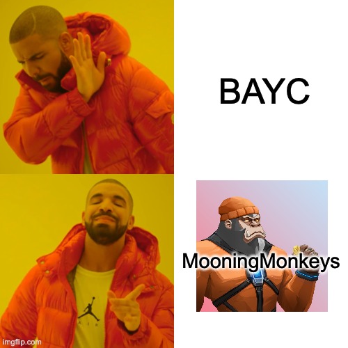 annpattaro's tweet photo. Mooning Monkey No.1 Go Go Go!!! https://t.co/QhTAxrJezU