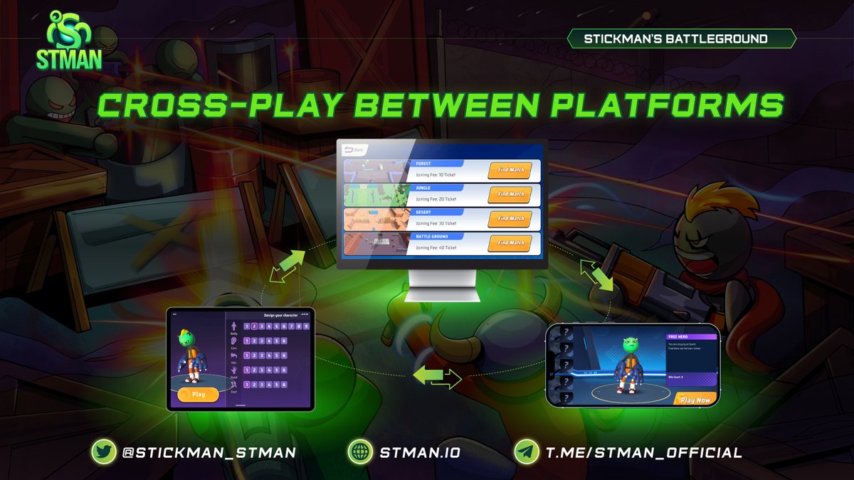 Stickman's Battleground tweet media