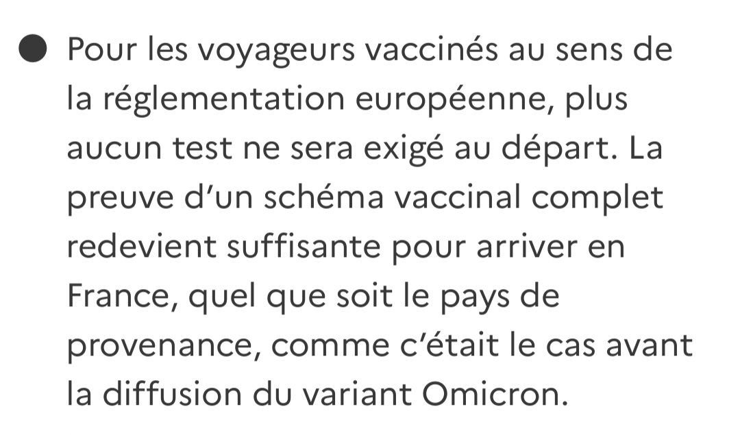 A good news for travellers: as of today Feb.12, no test is required to enter 🇨🇵 when fully vaccinated against #COVID19. Enjoy your stay &amp; pls #StaySafe