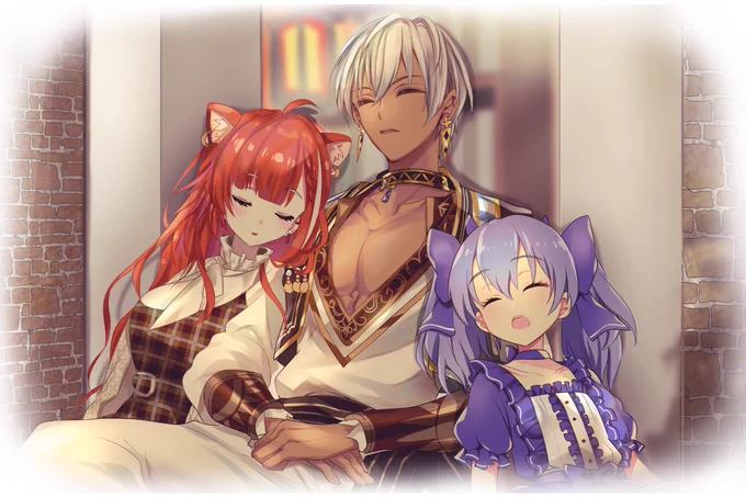 お気に入りの場所で一休み

#絵ブラヒム  #ちーあーと #ラトアート 
