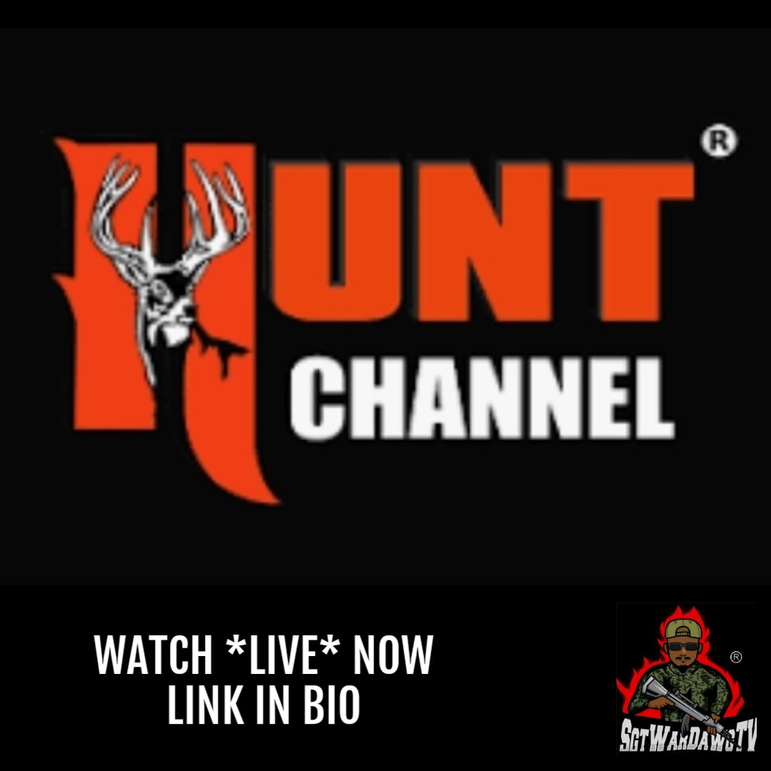 SgtWar's tweet photo. The #HuntChannel can be found on #MyOutdoorTV under the "Live TV" link. Watch today for free! **USE THE LINK IN MY BIO TO WATCH NOW!
#HuntChannel
#MyUutDoorTV
#SgtWarDawgTV
#SgtWarDawg https://t.co/J5WcdxKnl2