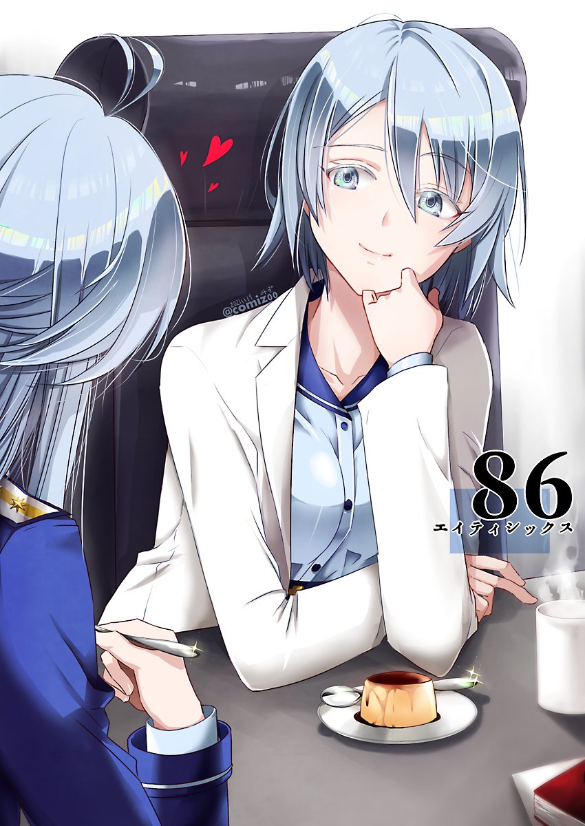 「アネットとレーナが好き😊
#エイティシックス #eightysix 」|みずのイラスト
