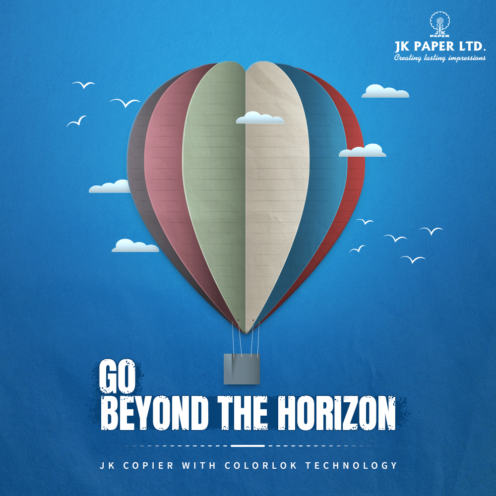 JKPaperIndia's tweet photo. Go beyond the ordinary and let your ideas reach a new horizon! Get JK Copier equipped with ColorLok Technology.
#JKPaper #JKCopier https://t.co/bAd43V7zYA