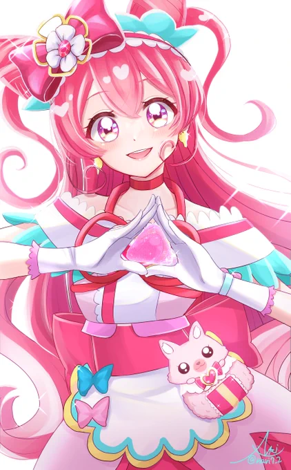 キュアプレシャス
キャラデザとシルエットめっちゃ好き。。。

#デパプリ #プリキュア #precure 