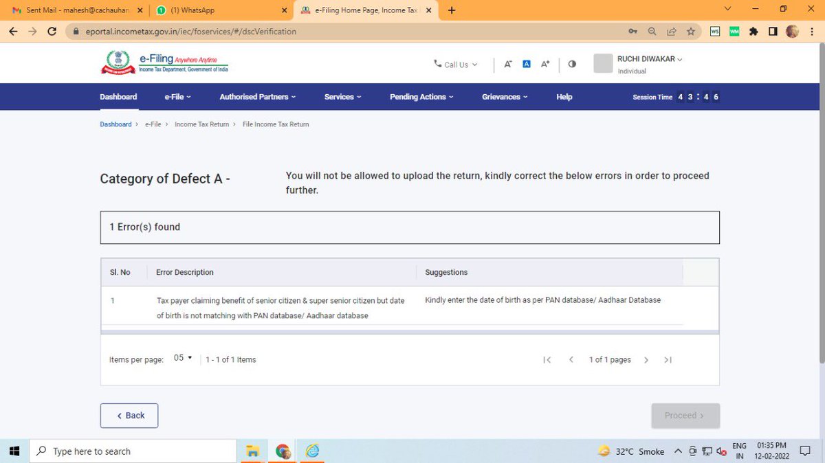 CAChirag's tweet photo. Dear @IncomeTaxIndia plz check everyone is getting this error while uploading ITR, post uploading TAR. Resolve asap and communicate 

@FinMinIndia 

RT if you are too getting this error https://t.co/f7tLhyACbn