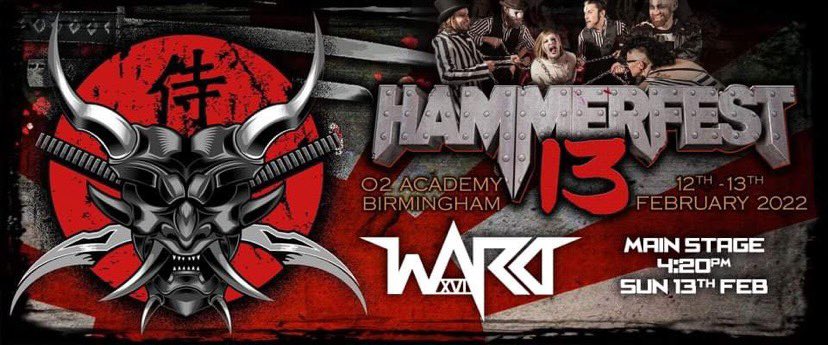 We’ll be unleashing all kinds of madness upon the O2 Academy Birmingham Main stage at Hammerfest tomorrow afternoon.

Expect the unexpected as Psychoberrie will have the stage space to allow her and her inmates to really run amok.

#wardxvi #hammerfest #ukmetal