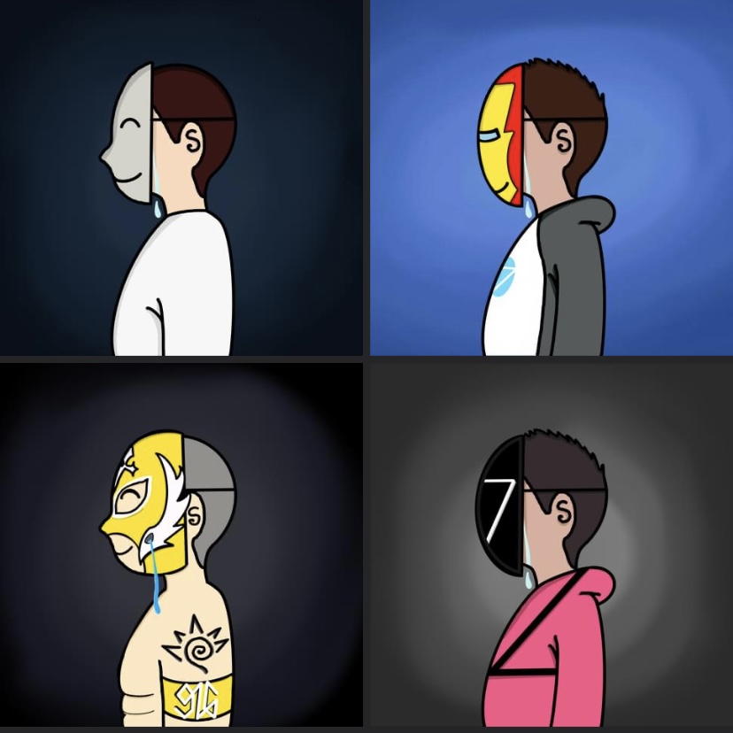 NekoPunk_NFT's tweet photo. 🌟🌟CRYMAX 🎭🌟🌟
" It's Okay to Cry, the sky does it too "
Crymax is an NFT collection of 444 unique characters. Which represents human truth that even the heroes people think they are always strong and happy. But there is also a hidden weakness and pain.
#Crymax
#nft #nfts https://t.co/lWH9rZ4B8I