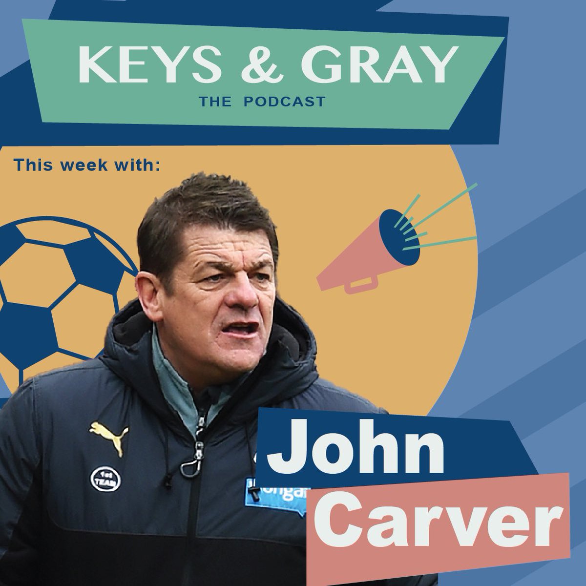 KeysandGrayPod's tweet photo. On this week’s @KeysandGrayPod episode we’re joined by former @NUFC manager John Carver, find more https://t.co/7e706zGYrc and https://t.co/nww8mNdhlA https://t.co/lVrjdL8fAX
