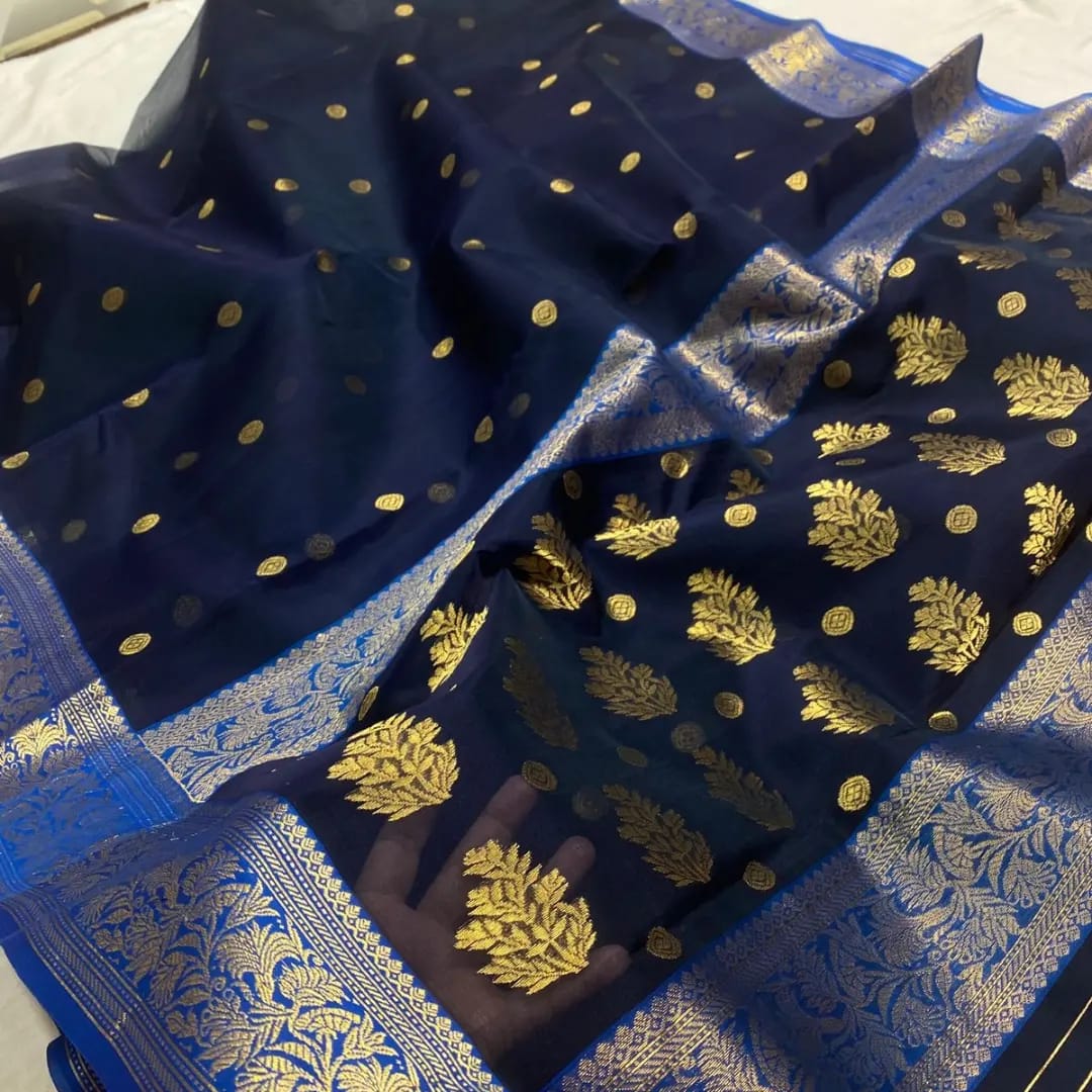 ThanksChanderi's tweet image. katan silk chanderi saree thankschanderi.com