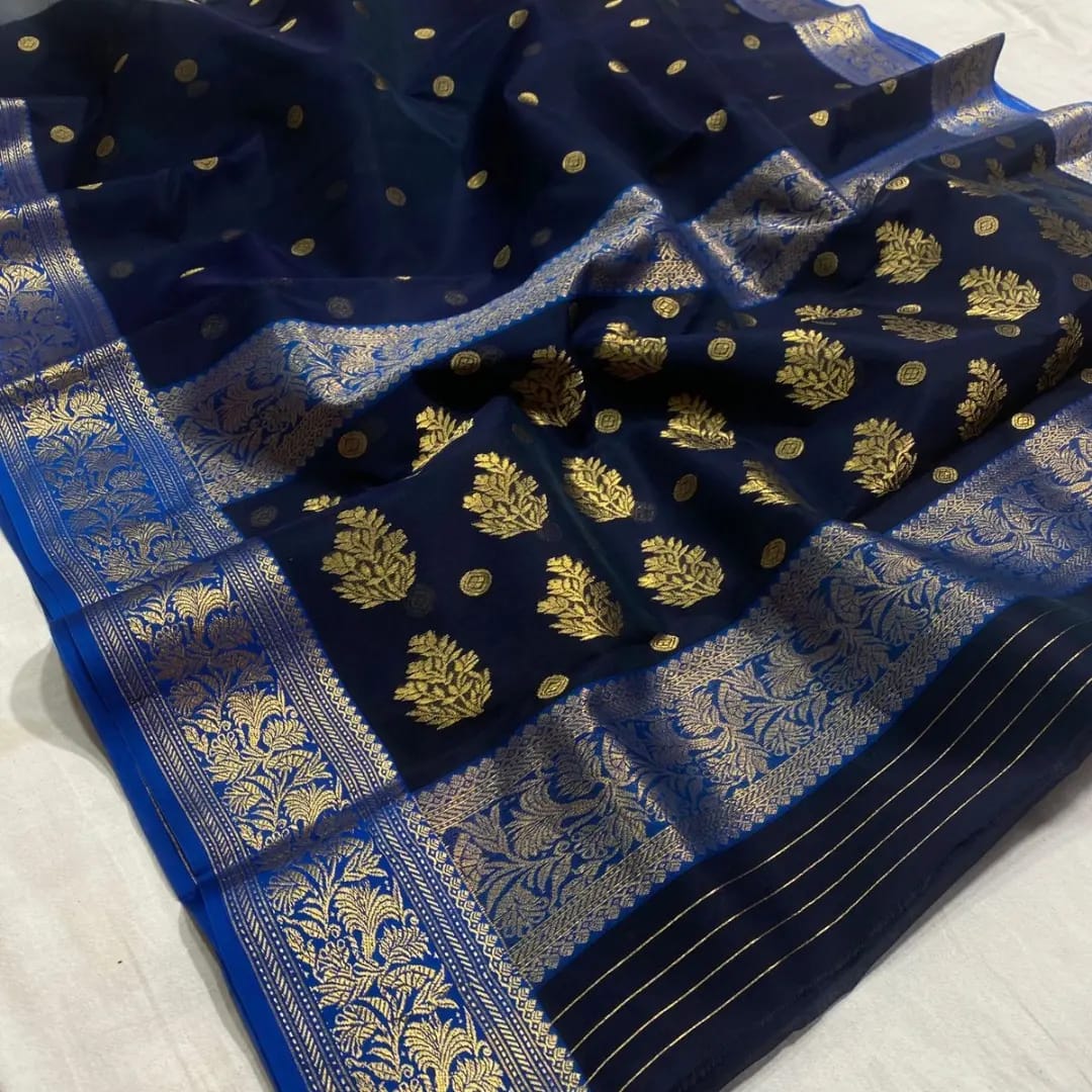 ThanksChanderi's tweet image. katan silk chanderi saree thankschanderi.com