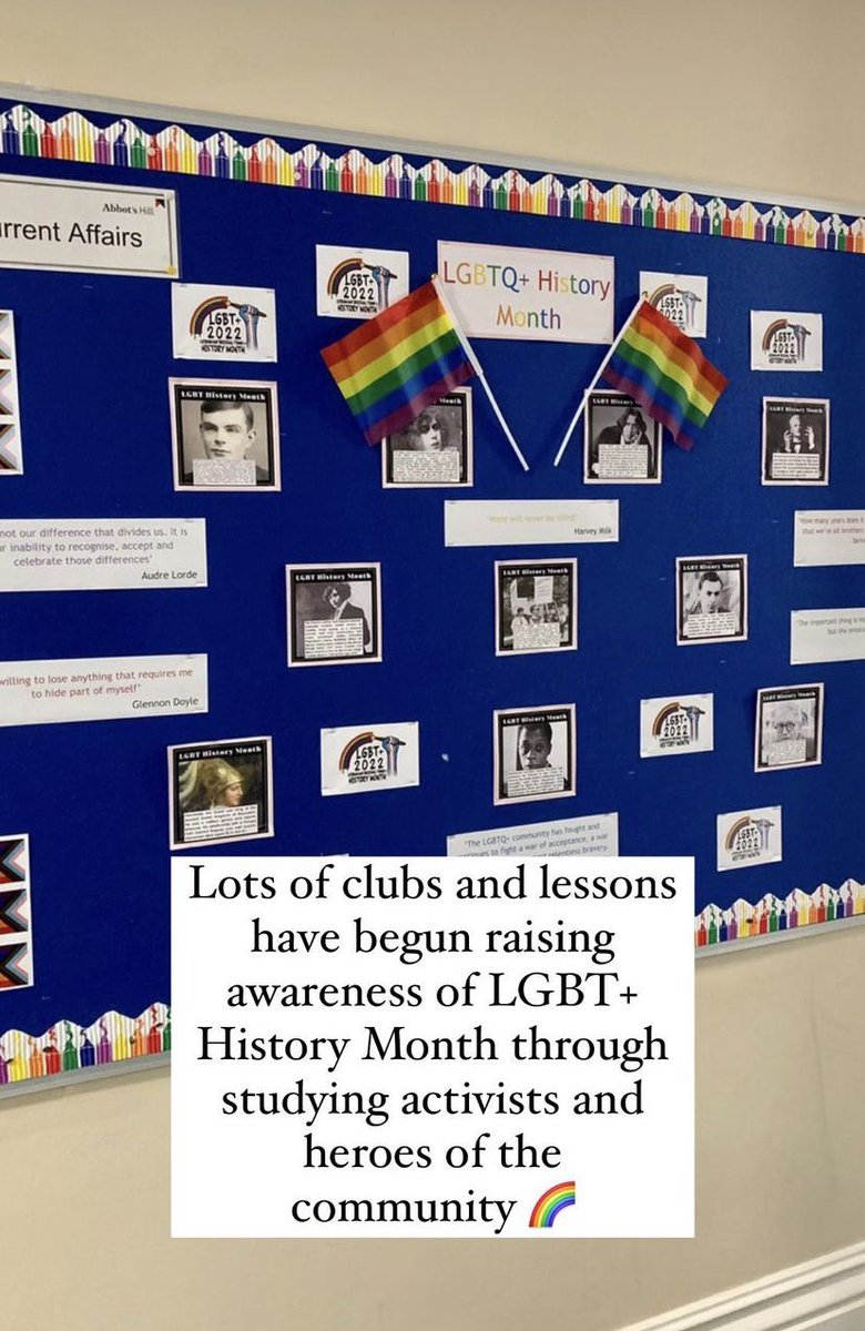 JenDavison6's tweet photo. So proud to be Inclusion Lead as part of my AH role. Inclusion strategy shared with all staff, Staff Working group established and met yesterday for the first time with the new Senior Pupil Inclusion group. #LGBTHM22 #DEI 🌈❤️ https://t.co/kxZwk72REL