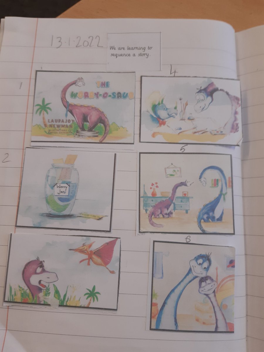 laurajoy_author's tweet photo. So lovely to see the learning that Year 2 did, based on my book😊🦖 #ChildrensBooks #anxiety #author #ChildrensMentalHealthWeek #reading #comprehension https://t.co/ZDi8DH5PzF