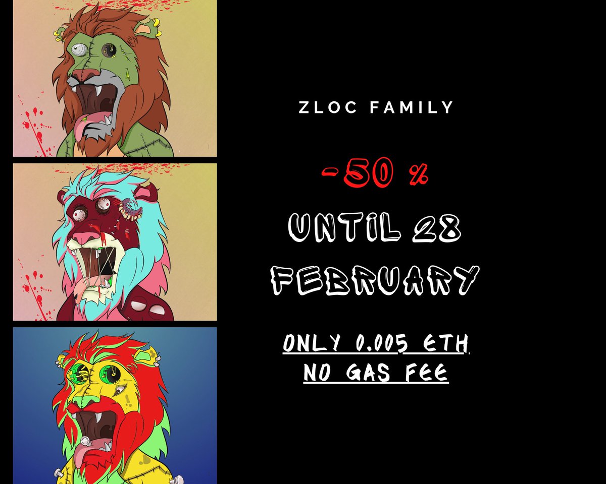 Zombie Lion Official Club tweet media