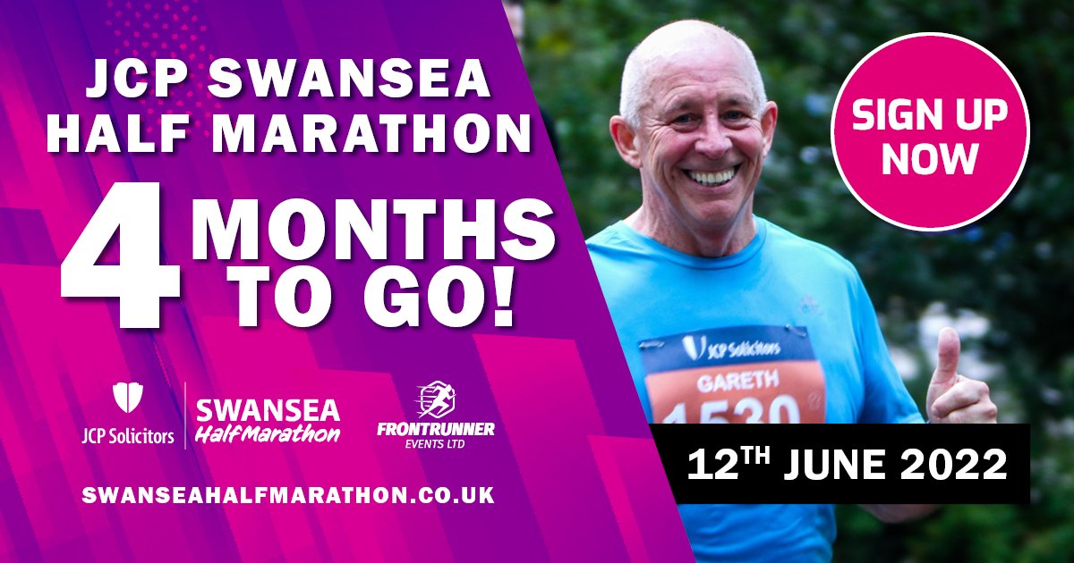 🏃🏽‍♀️4 🅼🅾🅽🆃🅷🆂 '🆃🅸🅻 🆆🅴 #🆁🆄🅽🆂🆆🅰🅽🆂🅴🅰🏃🏾‍♂️Sign up to #BeYourBest at the 2022 JCP Swansea Half Marathon &amp; begin your journey today! 🔗swanseahalfmarathon.co.uk