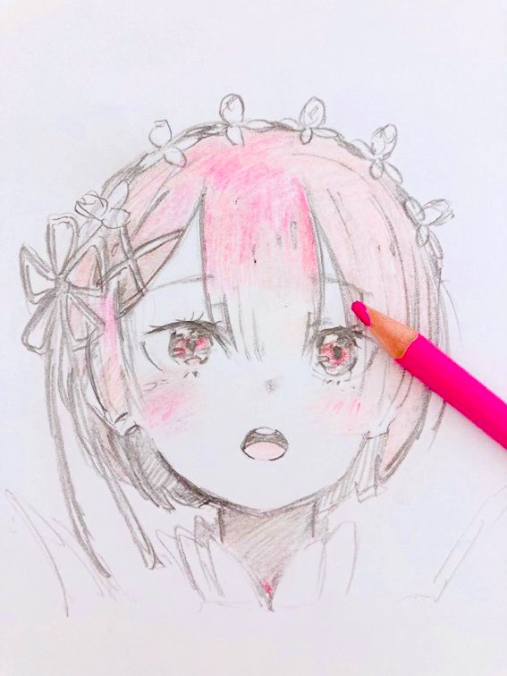 花うさぎ 絵描き ラム 過去絵 イラスト イラスト好きと繋がりたい リゼロ ラム T Co P7hhq9bj50 Twitter