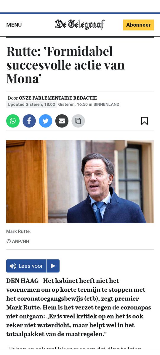 JonaWalk's tweet photo. 'Regering niet van plan te stoppen met het CTB'
Het houden van een maatregel die de grondrechten van burgers ernstig inperkt terwijl het nauwelijks effectief is. Wie kan dit nog verdedigen?

Spreek je uit een sluit je aan bij onze coalitie: https://t.co/Wx6Jpk3a5D
#OnverdeeldOpen https://t.co/4bHeGBPi3N