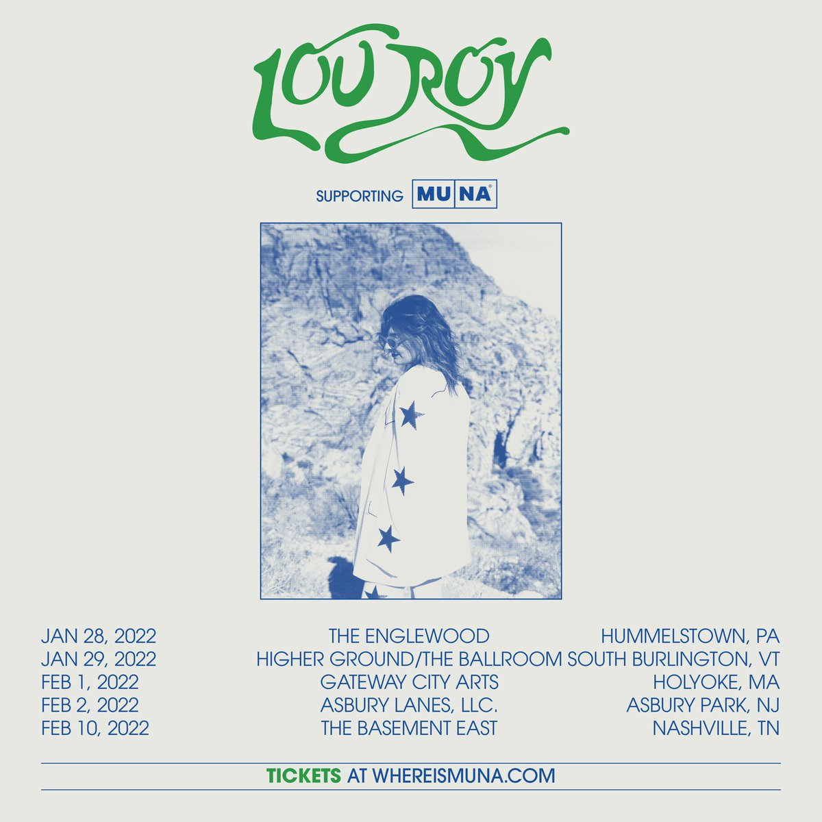 .<a href="/_louroy/">Lou Roy</a> finished up her tour supporting @whereisMUNA at a sold out show in Nashville. Fair to say we’re pretty proud of Lou and her incredible band.