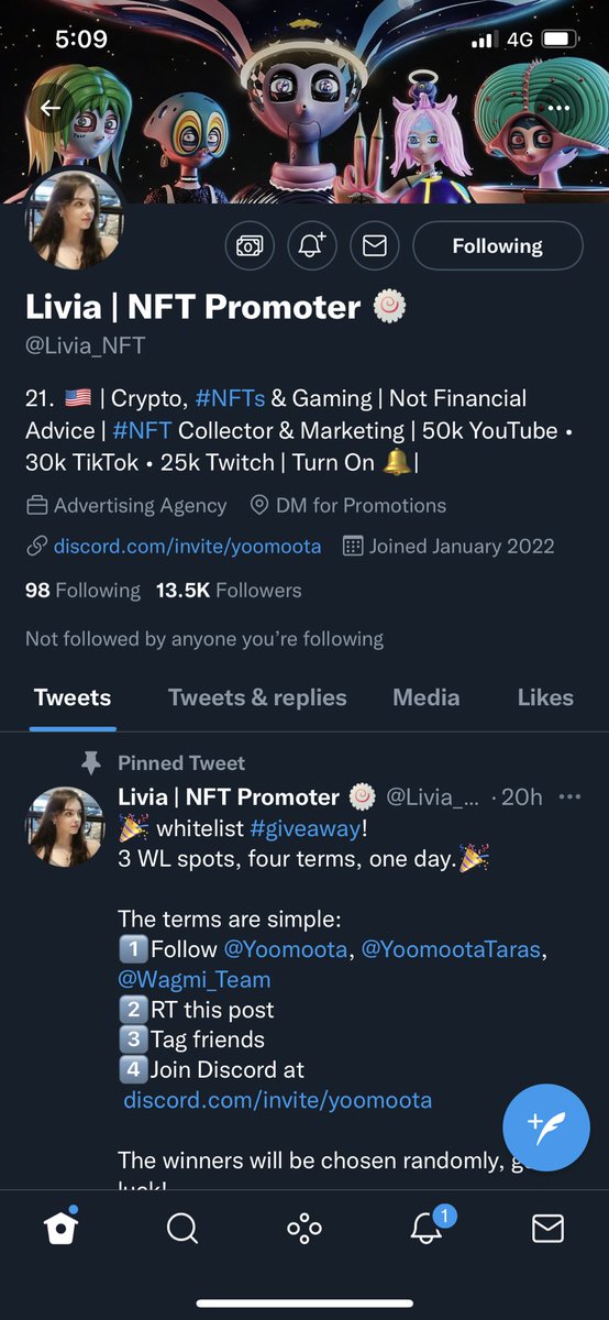 hunwoonft9's tweet photo. @Livia_NFT Done🔥🔥

0xD2C24325869104FFd071A06706Bd895b5917c5c1 https://t.co/xS4WVf7y3D