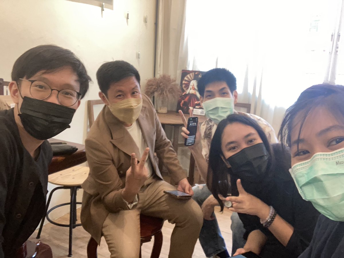 RBNeallaen's tweet photo. 😆💙 Today @NomsodTadindang with @meawba @TTournique @seanprai @niab128 https://t.co/6L226WA6Xx