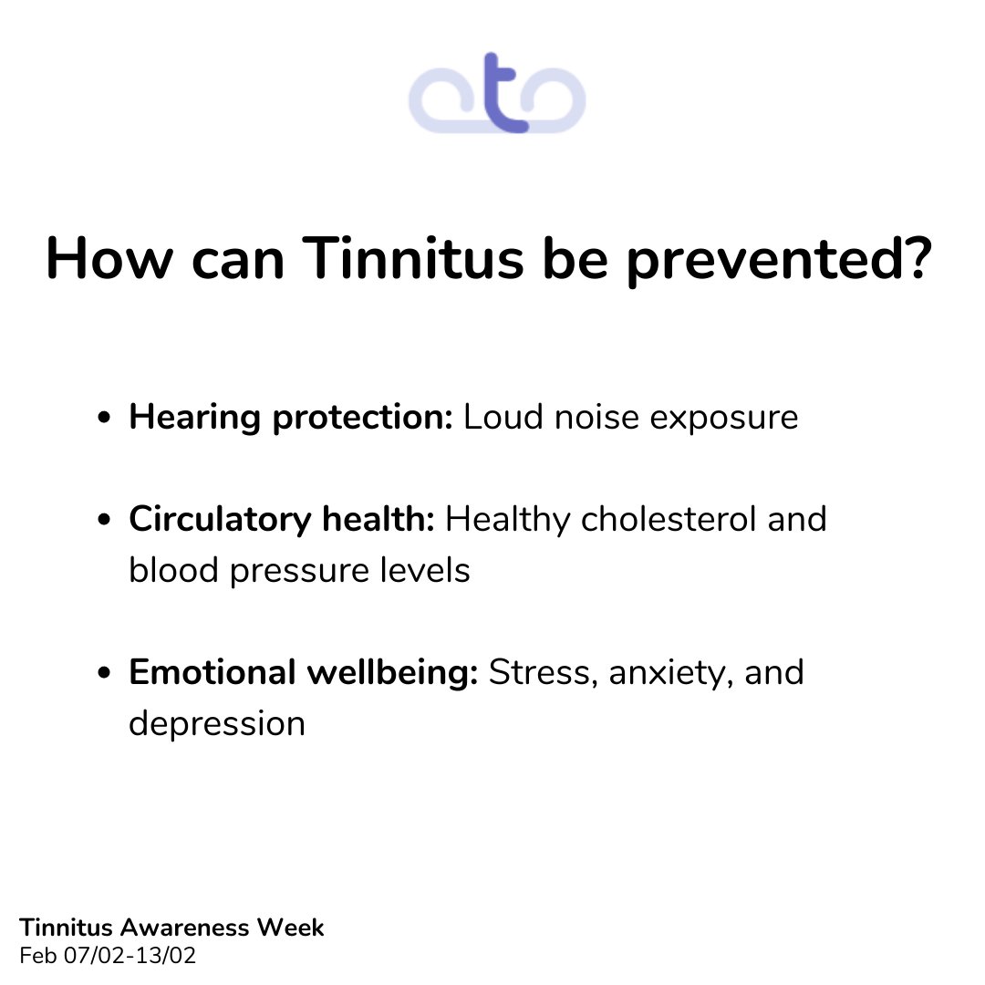 Some of the known causes of Tinnitus can be prevented. 

Swipe to find out how. 

See below for further explanation. 

#tinnitusawareness #tinnitusawarenessweek #tinnitushelp #tinnituseducation #tinnitusjourney #tinnitusweek #tinnitusapp #tinnitussupport #taw2022 #taw