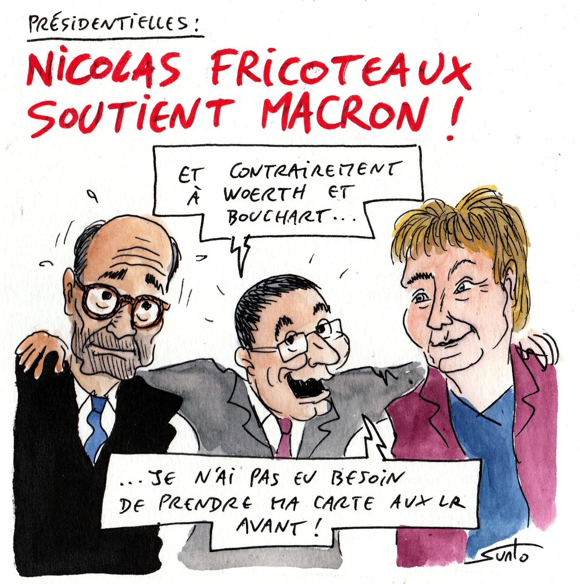 SuntoDessins's tweet photo. Le président de l'Aisne n'est pas le premier élu de centre-droit des Hauts-de-France à soutenir  #EmmanuelMacron 

#nicolasfricoteaux #ericwoerth #natachabouchart #Presidentielle2022 #aisne #hautsdefrance @UnionArdennais https://t.co/IWMG4n7gJd