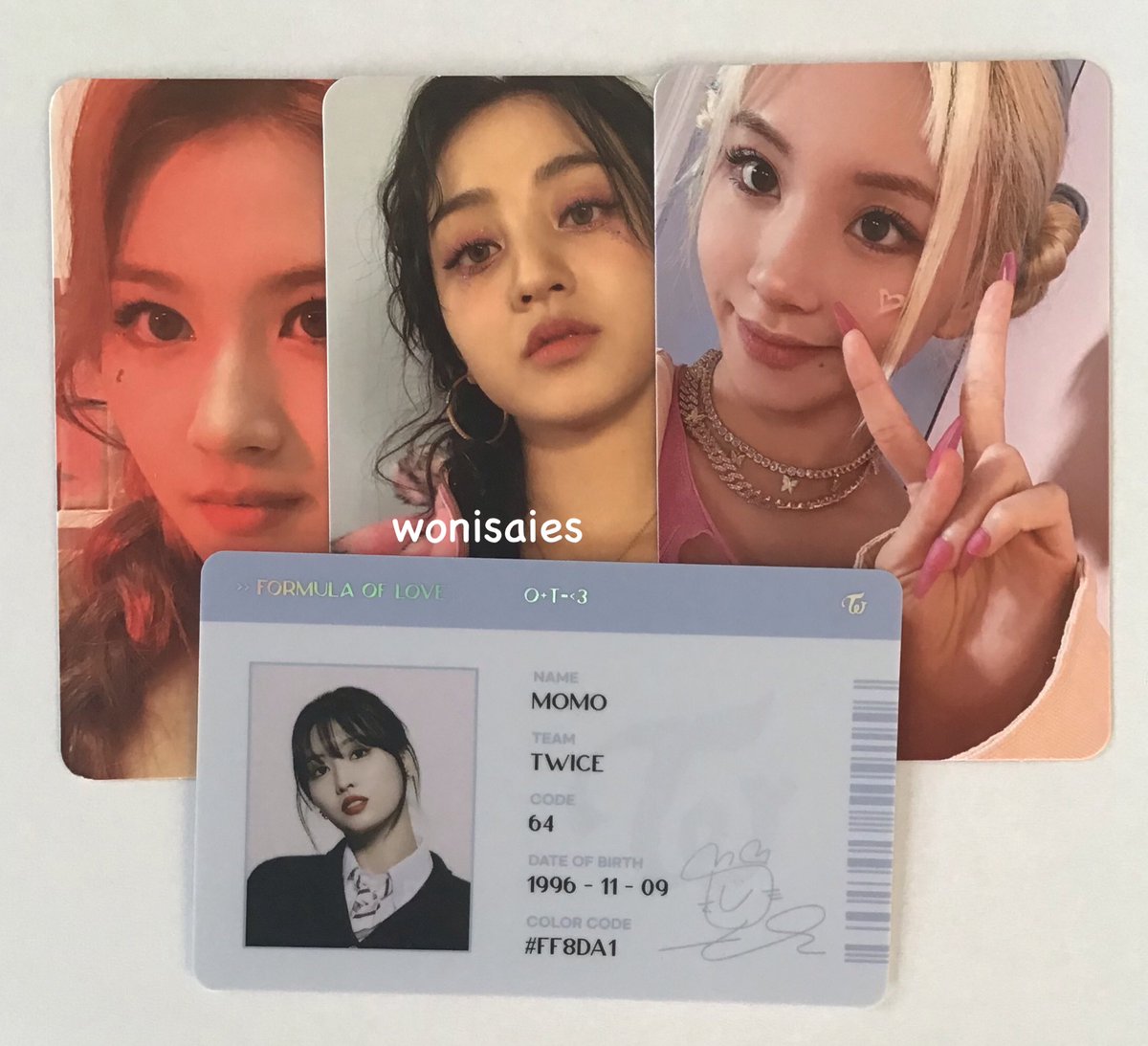wonisaies's tweet photo. 🌀#woniwts

( wts lfb ph )

→ twice formula of love photocards
      410 set, payo

# sell fol tears pc chaeyoung jihyo sana 
break it explosion momo blue id card https://t.co/iiEWQWbafL