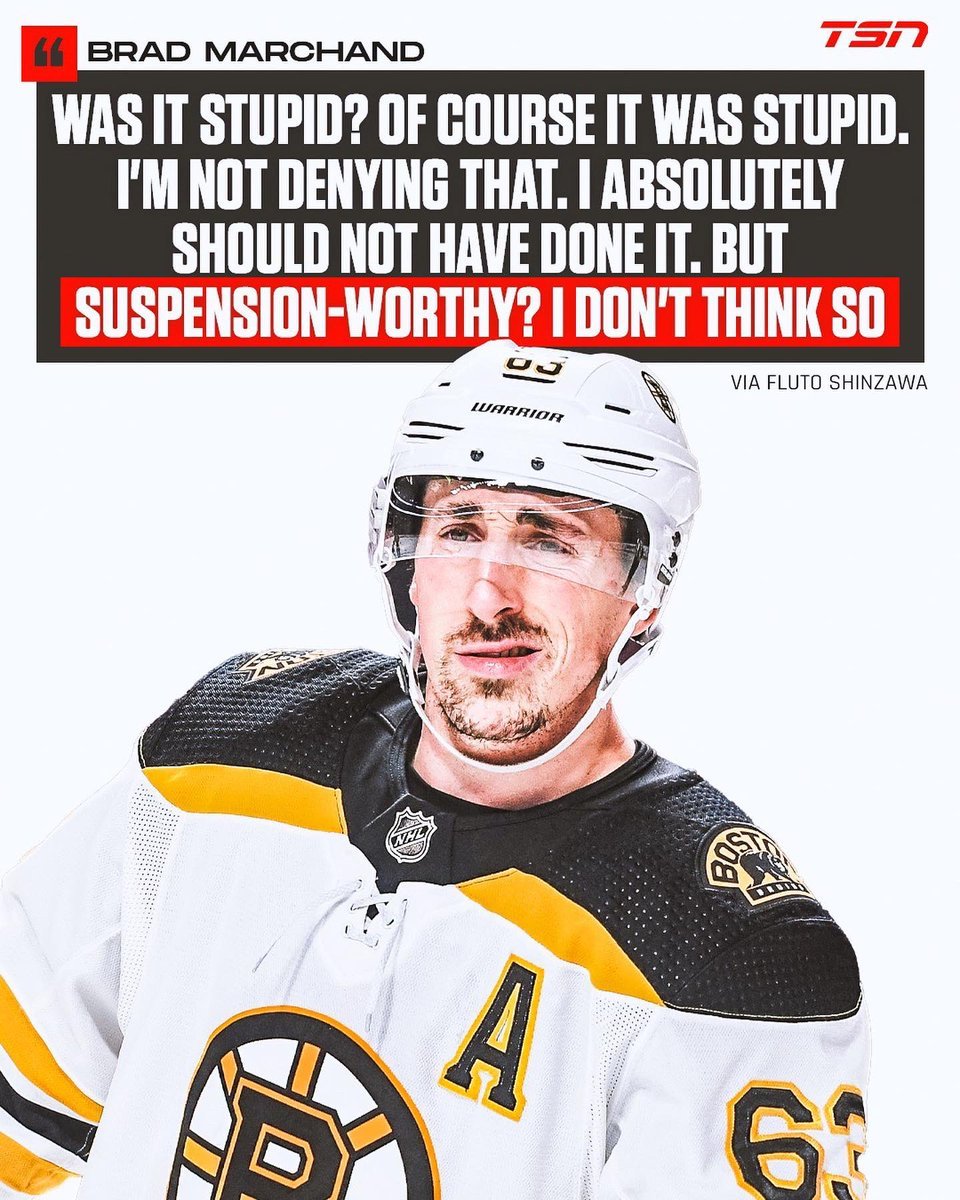 AvsFan62838's tweet photo. Do you agree with Brad Marchand?
#Marchand #NHLBruins https://t.co/V9oWZvjAFi