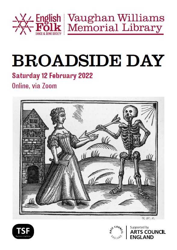 Happy Broadside Day! Looking forward to another lovely day of single sheets. Programme here: bit.ly/3BdRJ2M <a href="/TheEFDSS/">EFDSS</a>