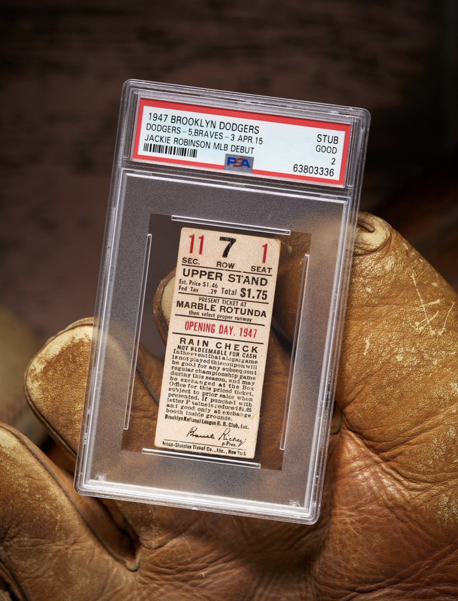 It’s the most important debut in sports history, April 15, 1947 when Jackie...