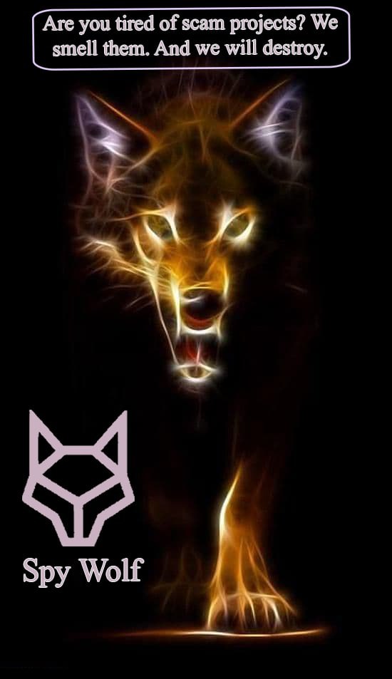 <a href="/Mehrdad31046861/">Mehrdad azimi</a> <a href="/BarrySilbert/">Barry Silbert</a> <a href="/SpyWolfNetwork/">SPYWOLF</a> Are you tired of scam projects? We smell them. And we will destroy.
<a href="/SpyWolfNetwork/">SPYWOLF</a> 
#spywolf #bitcoin #ethereum #Doge #binance  #bscgem