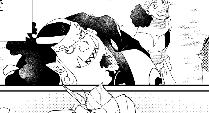 親分をいっぱい描きたいの気持ち 