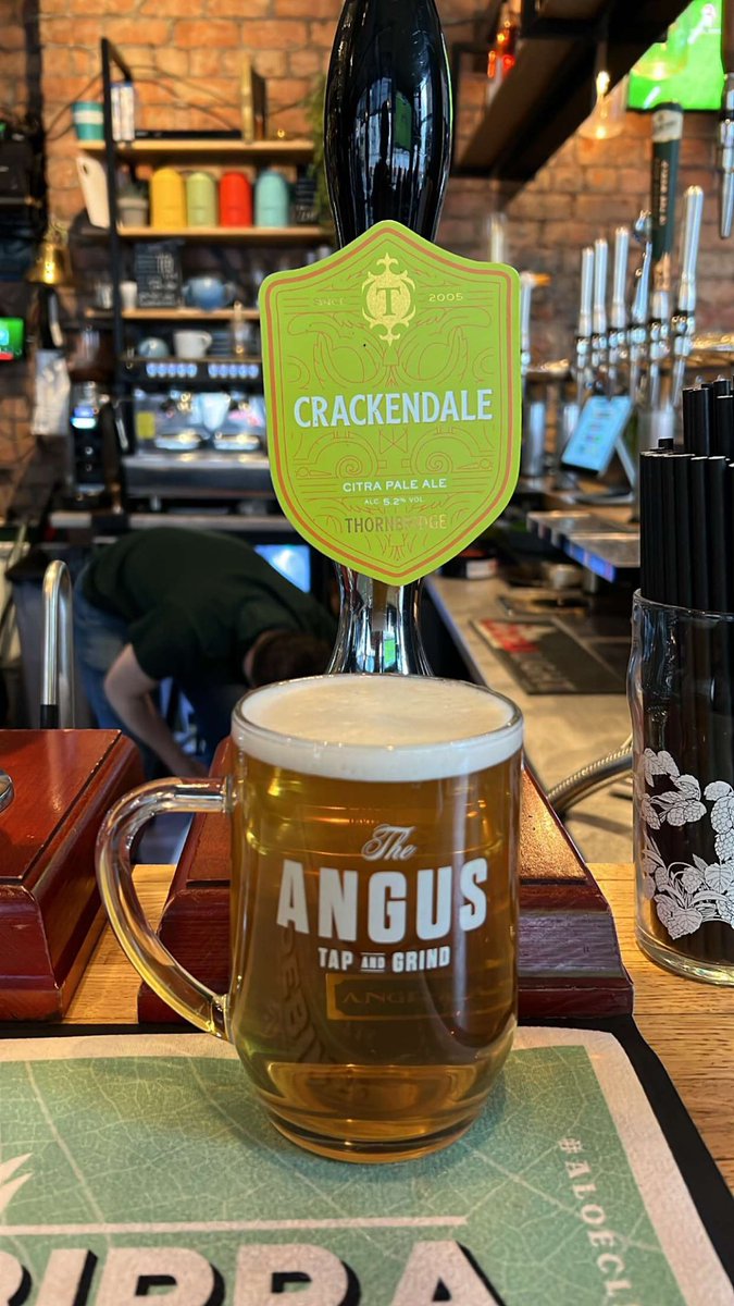 theangusliv's tweet image. New beer alert! It’s Crackendale by @thornbridge 

It explodes with a fantastic tropical aroma, giving way to guava and citrus which burst through on the palate with a beautiful bitter and sweet balance
@LiverpoolCAMRA @LivBeerCo  #camra #cask #LiverpoolCAMRA #beer #WeAreTheAngus