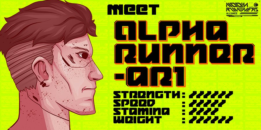 TheMoonrunners_'s tweet photo. Meet The Runners Giveaway Contest*- 
Meet - Alpha Runner 🌙 The Real Alpha 🔱
1⃣ Must follow @TheMoonrunners_ 
2⃣ Like and Retweet 
3⃣ Tag 3 friends who would be interested in our project!
4️⃣ Join https://t.co/e4adFpbPdr
* 1 SOL Giveaway
#SolanaNFT https://t.co/6Aqusod73z