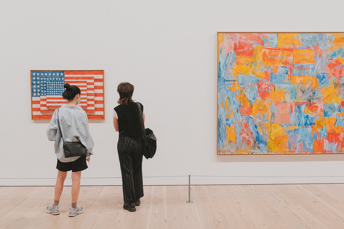 whitneymuseum's tweet photo. Last chance! Jasper Johns: Mind/Mirror closes tomorrow, February 13. Don't miss this opportunity to see Johns's most iconic works alongside many others shown for the first time. Tickets: https://t.co/XVhLai1CWy https://t.co/wdmN6Xyuc3
