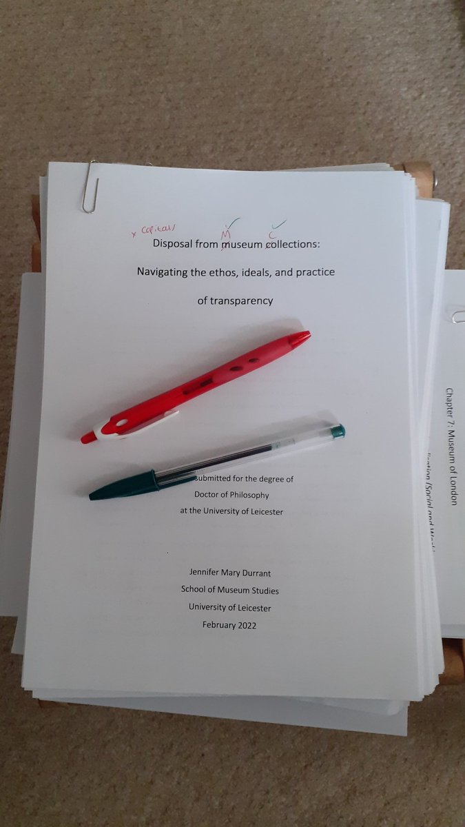 Abstract, acknowledgments, appendices, bibliography, and six chapters done. Three chapters and front pages still to do. 

Three working days until thesis submission. 
 
But now, a walk in the sunshine 🌞 #PhdProofreading