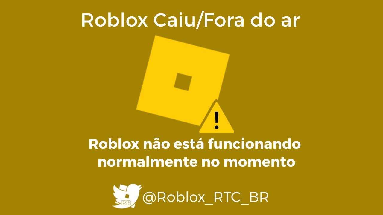 Roblox fora do ar? Status atual, problemas e interrupções • Está Falhando?  Brasil