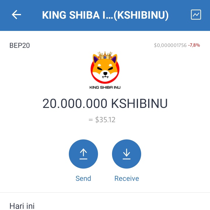 🎉THE BIG AIRDROP🎉
✅CLAIM $35 USD✅

📖 Step-by-step guide:
1⃣ Copy link: 🔗 kingshibainu-io.com/?ref=0xD129BC1…

2⃣ Paste Link in Trust Wallet or Metamask DApps -  Search bar
3⃣ Select Smartchain Network
4⃣ Press BUY or Claim
5⃣ Confirm Transaction
6⃣ Done you Received ( KSHIBINU )