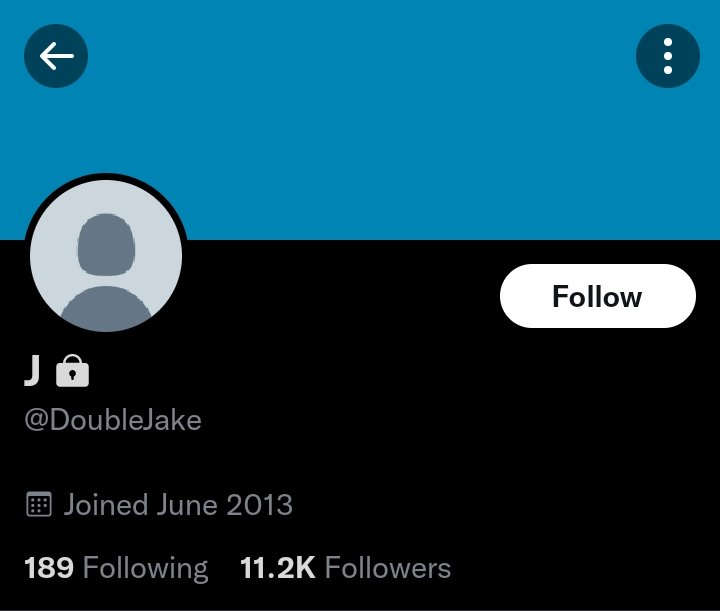 Another abandoned account.