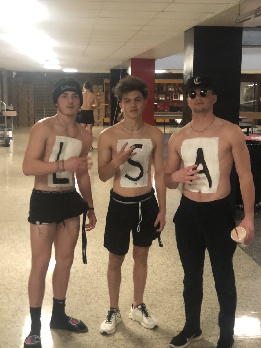 A couple seniors from <a href="/BOBCATNATION22/">CHS STUDENT SECTION ‘22</a> 🐐🐐🐐