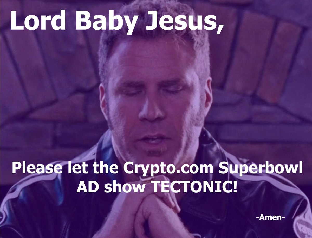 @Tectonicfi <a href="/cryptocom/">Crypto.com</a> <a href="/NFL/">NFL</a> #SuperBowl 

#TECTONIC #TECTONIANS #TONIC #Bitcoin #ETH #SHIB #Grimace