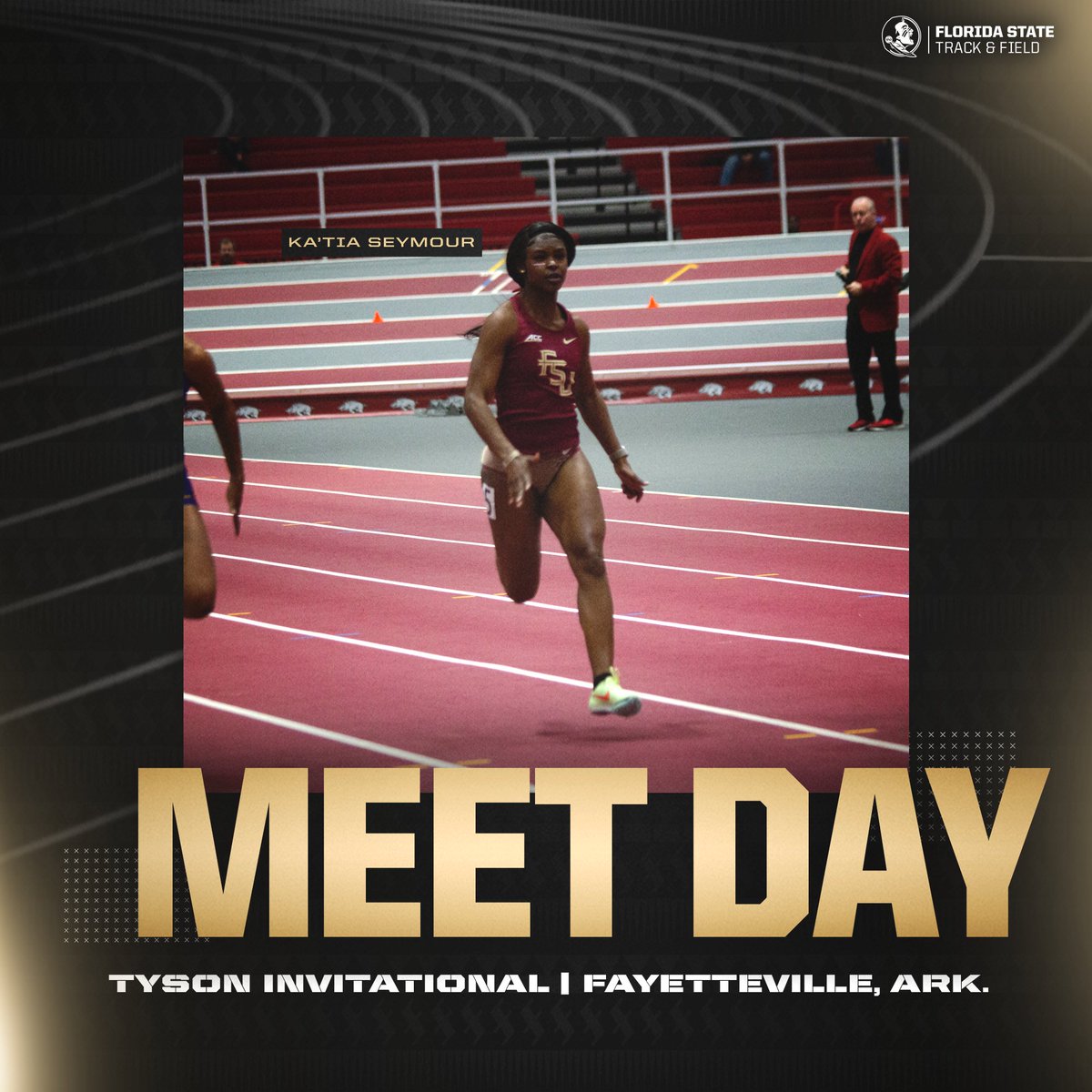 FSU_Track's tweet photo. Back for more🍢

Tyson Invitational
📊 https://t.co/oKbL6Mm2YQ
📺https://t.co/YZmbXmUawE
⏰1 p.m.

David Hemery Valentine Invite
📊https://t.co/qea9z3eVSh
📺https://t.co/kayNLHwg3Y
⏰8:35 p.m.

#OneTribe https://t.co/Ln7eHLDEsY