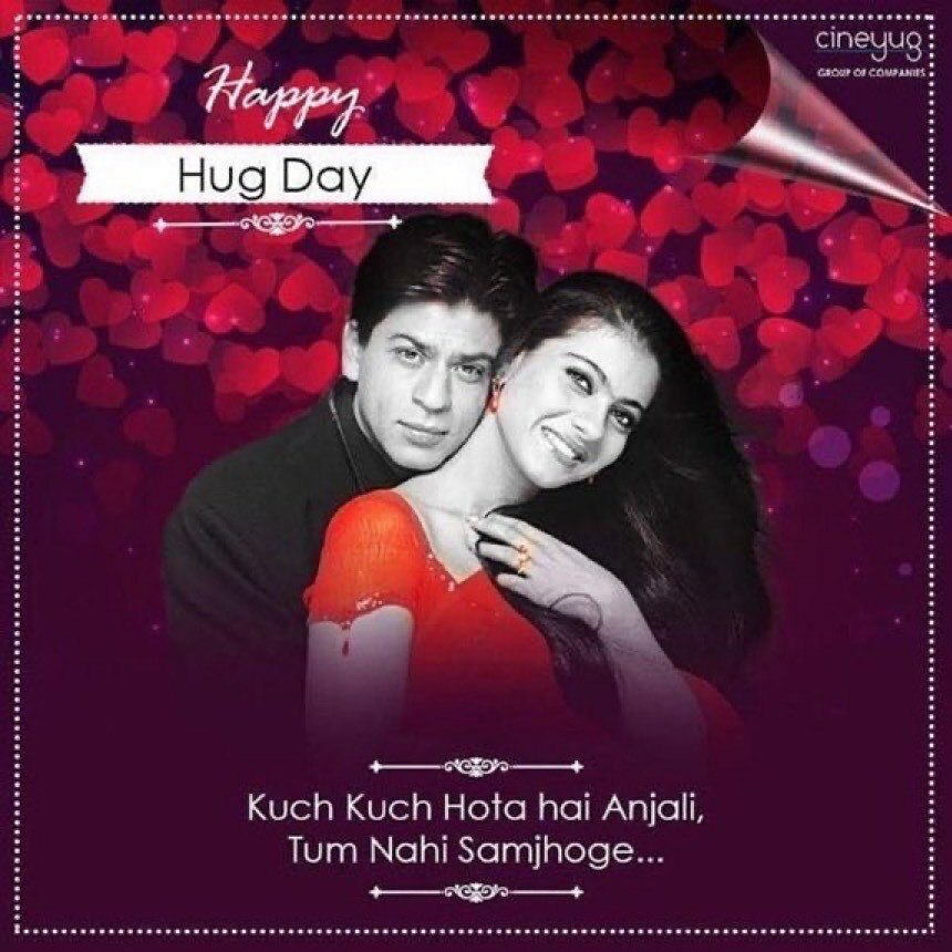 SRKAustria's tweet photo. #SRK @iamsrk has always given love a different dimension. This hug day embrace your loved ones.
#HappyHugDay everyone ❤️ #ValentinesWeek 👋🏻
#ShahRukhKhan hat der Liebe immer eine andere Dimension gegeben.
Umarmt Eure Liebsten an diesem Tag.
Happy #HugD… https://t.co/mlkHH6wj0F https://t.co/C44dEauGJH
